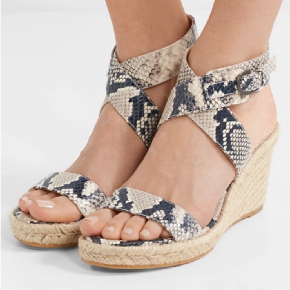 Stuart Weitzmann Lexia Wedge espadrille sandals